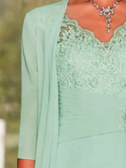 Elegant Plain Lace Stitching Vest Knitted Dress & Cardigan Two-piece Set -Women's Fashion Store 06aba40d9228e67e94cd61e85f354510