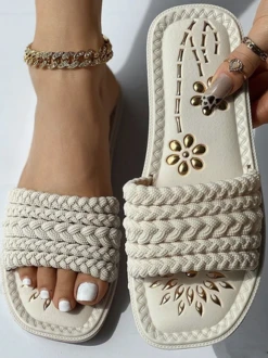 Vacation Pu Summer Plain Slide Sandals -Women's Fashion Store 0e3e97a5f4cadbac9e5c4a949f45ebec