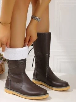 Comfortable Soft Lightweight Lace Up Chunky Heel Boots Footwear -Women's Fashion Store 233c373c7a001c96db653ba21dbcfa82