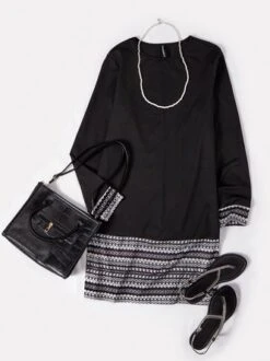 Casual Cotton Blends Crew Neck Dresses -Women's Fashion Store 2e7cf7d014213b75222fe5a9fcf2ced9