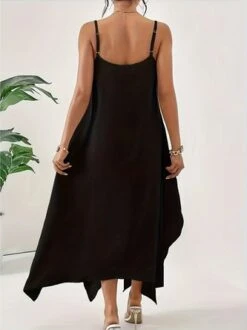 Loose Plain Casual Spaghetti Dress With No -Women's Fashion Store 35c5a174435e2eb170206abdbe23a851