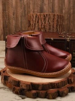 Women Casual Plain All Season Zipper Round Toe Rubber Non-Slip Classic Boots -Women's Fashion Store 3e8aea4fe1d087133b831629fe3be94e