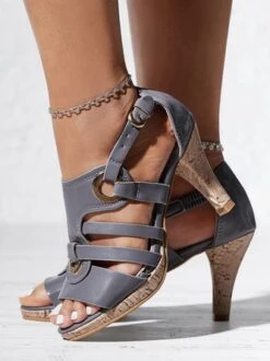 Women Elegant Buckle Strap Sandals -Women's Fashion Store 510d486c8fb4a6d06fd67f66022d4ba3