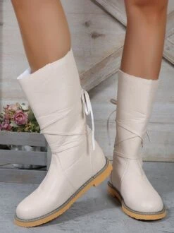 Comfortable Soft Lightweight Lace Up Chunky Heel Boots Footwear -Women's Fashion Store 5beaa134534b4016f3fef0474dd83e92