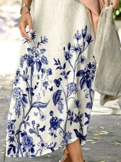 Loose Vacation Dress With No -Women's Fashion Store 6190d4213fba321b6065f6a806d2374c