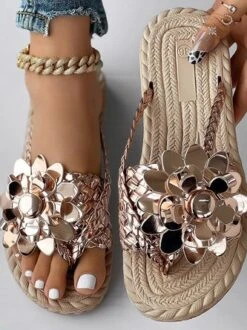Pu Casual Summer Floral Slide Sandals -Women's Fashion Store 68800d4ecb8110d205877c5ac5d541ff