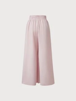 Women Wide Leg Pants Summer Boho Elastic Waist Drawstring Pockets Flowy Beach Trousers -Women's Fashion Store 6cefdf59eb99ddca3c6902fb3bde8b76