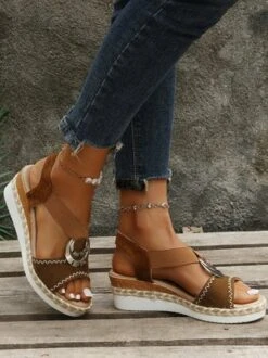 Metal Woven Wedge Platform Roman Sandals -Women's Fashion Store 7e1c2eb7d7150d2a4c9224b7fa9e228d