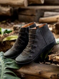 Flat Heel Boots -Women's Fashion Store 908fc7f9a981eb908b9fc66d0868947e