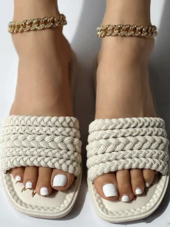 Vacation Pu Summer Plain Slide Sandals -Women's Fashion Store 928c27c429e22a2f5f9e5cf383f4739d