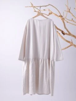 Casual Crew Neck 3/4 Sleeve Cotton Casual Dress -Women's Fashion Store IMG 2606 1024x1024 2x jpg 1547889129867