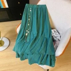 Casual Embroidery Patterns Acrylic Loose Skirt -Women's Fashion Store O1CN01wQIk4h21ayCO6Gild 2207874617002 0 cib 1717566727928