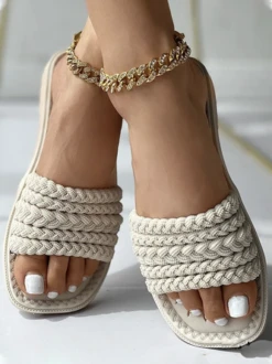 Vacation Pu Summer Plain Slide Sandals -Women's Fashion Store a7c0d52c7fef688692ea0a09b31ac78a