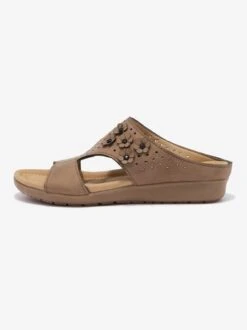 Khaki Retro Flowers Breathable Hollow Casual Sandals -Women's Fashion Store c6bc1309a51159aa5fff9bb5d7ab444e