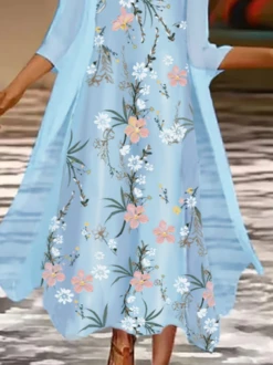 Floral Sweet Long Sleeve Woven Dress -Women's Fashion Store d557a58f5f521dd71c3e17c6a7ff2346