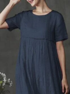 Women Solid Short Sleeve Crew Neck Shift Corduroy Dress -Women's Fashion Store il 1140xN 1588925976 mirb jpg 1548066340671 grande jpg 1548921174621